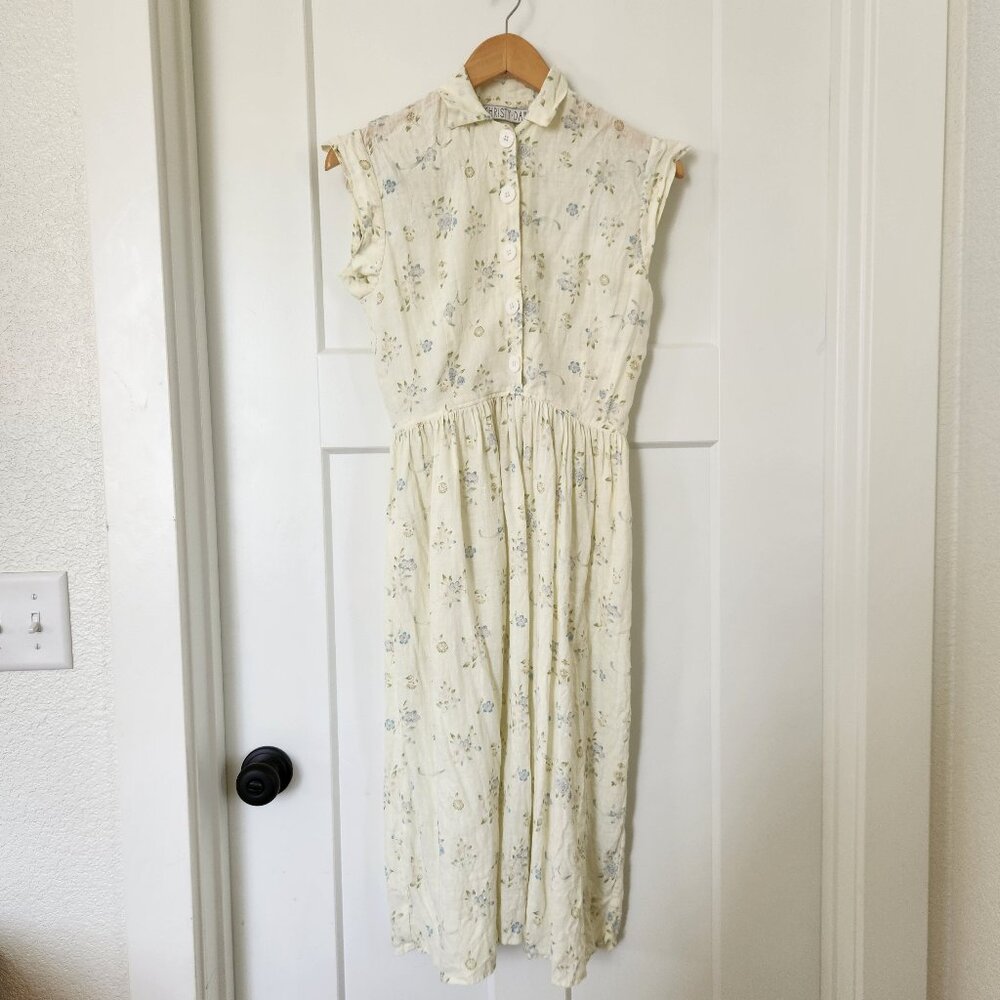 Christy Dawn linen Piper dress S
